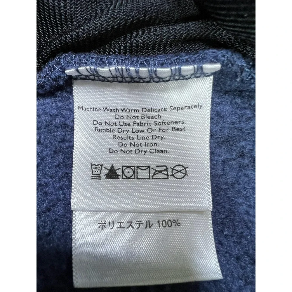Eddie Bauer Mens Tall Large Blue Fleece 1/4 Zip Mock Neck Sweater‎ 0211 Canada